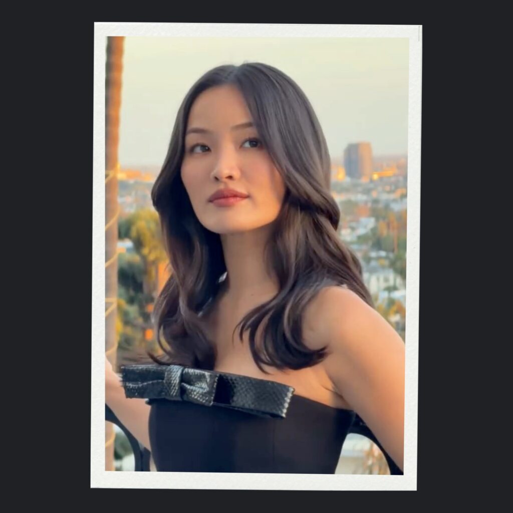 Daytime Combo Waves with soft body and shine styled by Anh Co Tran