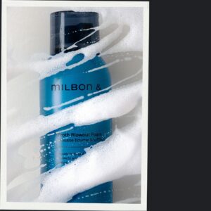 Produit et texture de mousse d'éruption de mousse monochromatique Milbon&