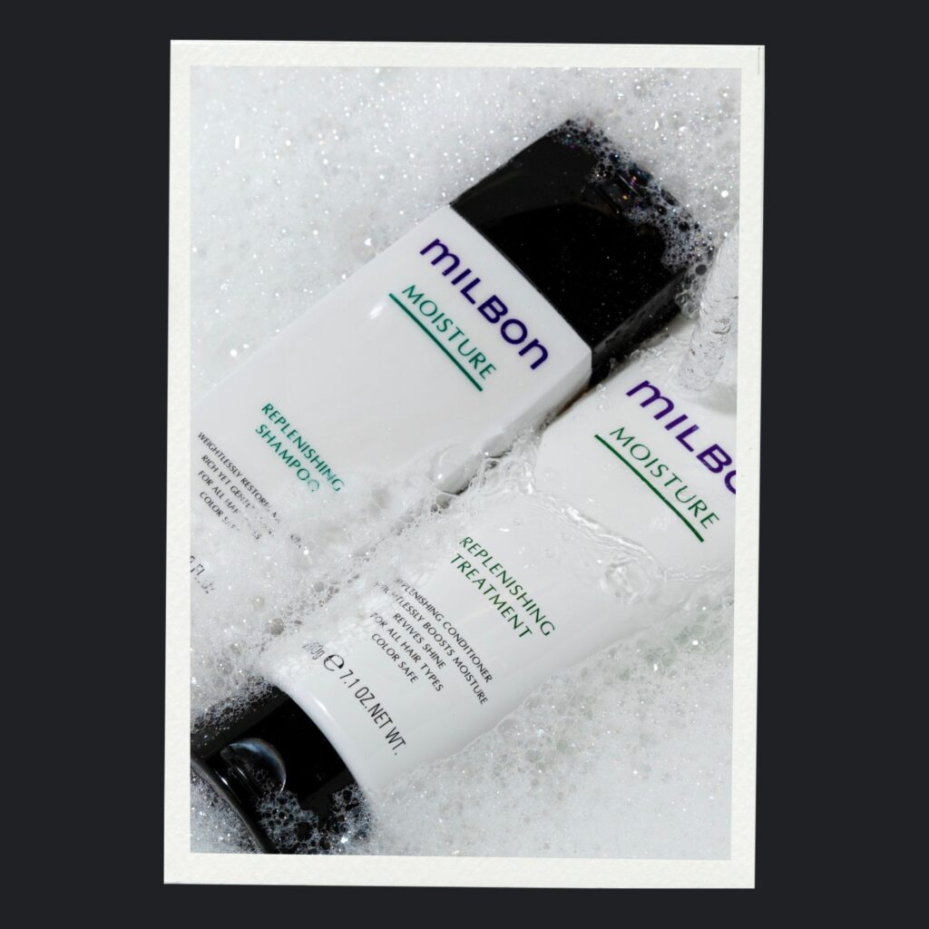 Milbon Moisture Collection products for lightweight hydration and shine