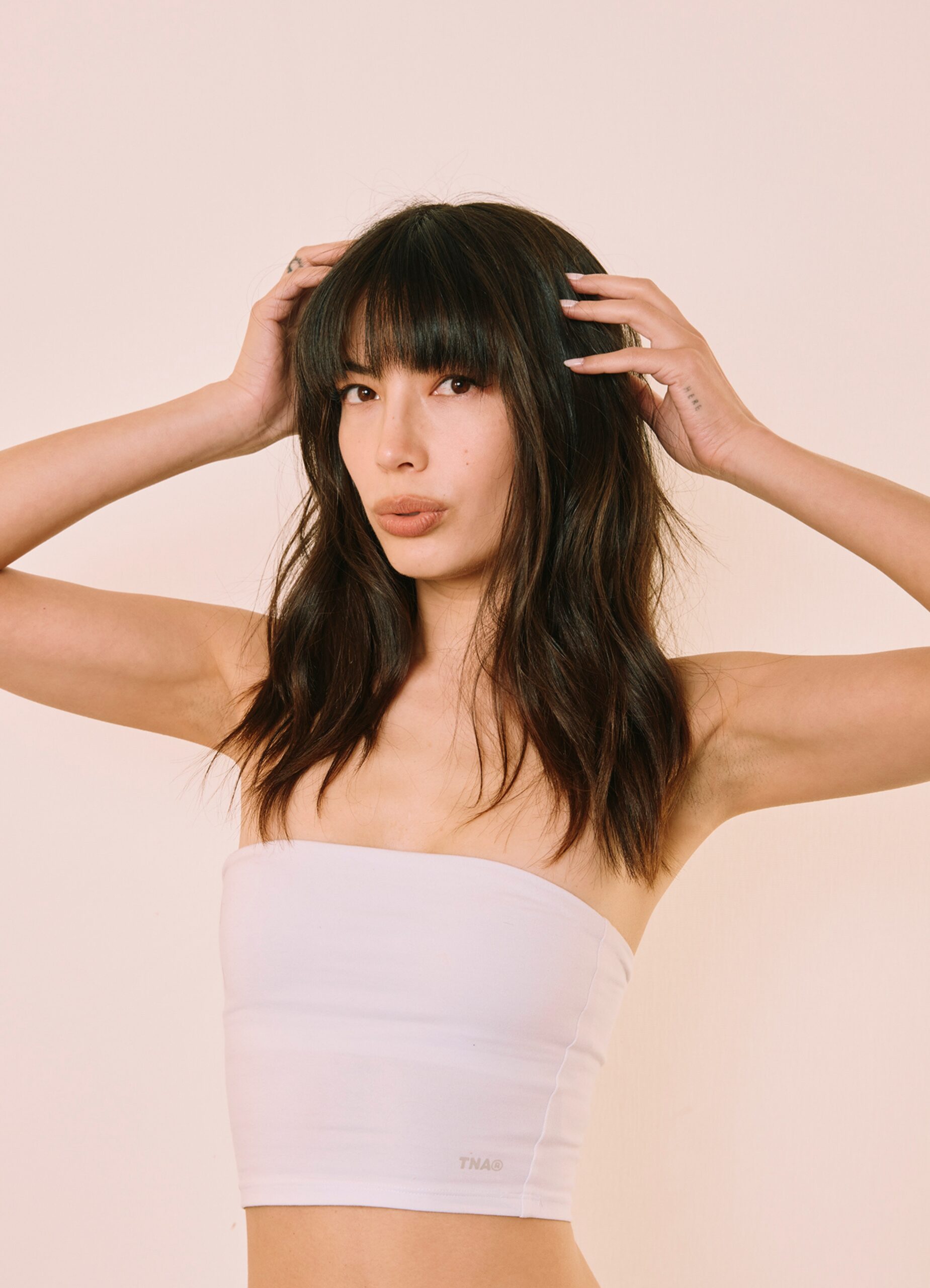 Healthy hair showing natural movement and texture