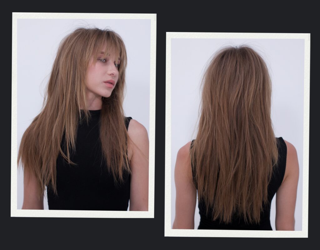 Curated Cutting Streaming Class's Britney Long Shag Haircut