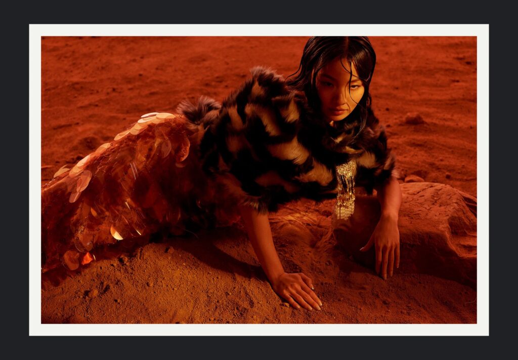 Anna Sawai styled for Marie Claire Magazine 