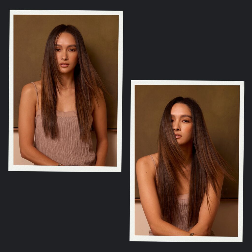 Brianna's 90s Straight Hairstyle