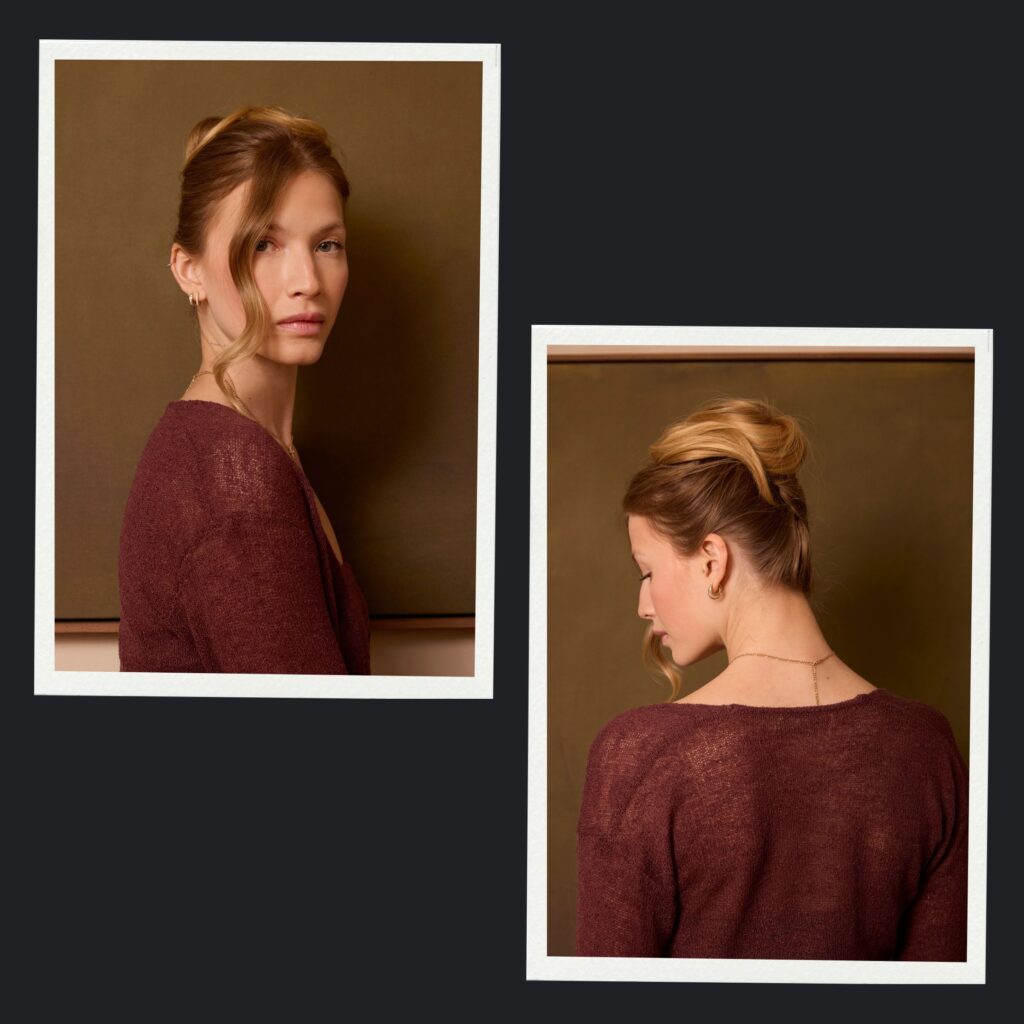 Marine's French Twist Hairstyle