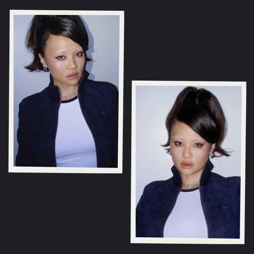 Rei Ami's High Ponytail Hairstyle for Dior NYFW